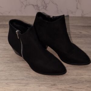 Black Suede Ankle Boots